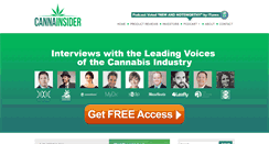 Desktop Screenshot of cannainsider.com